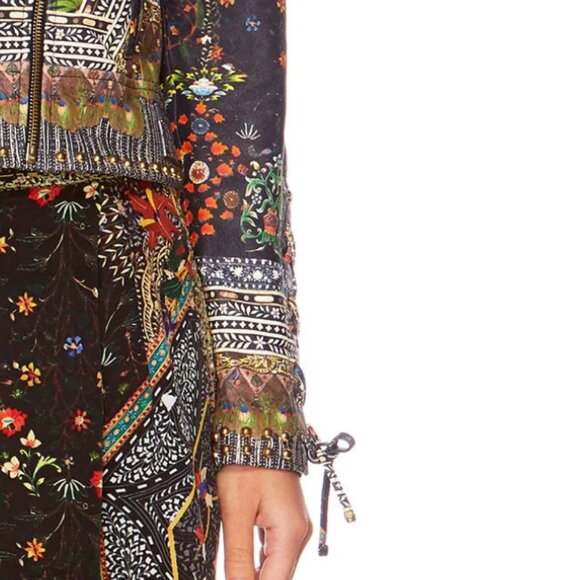 NWT Camilla Studded Leather Biker Jacket Behind Closed Doors S - Picture 12 of 14